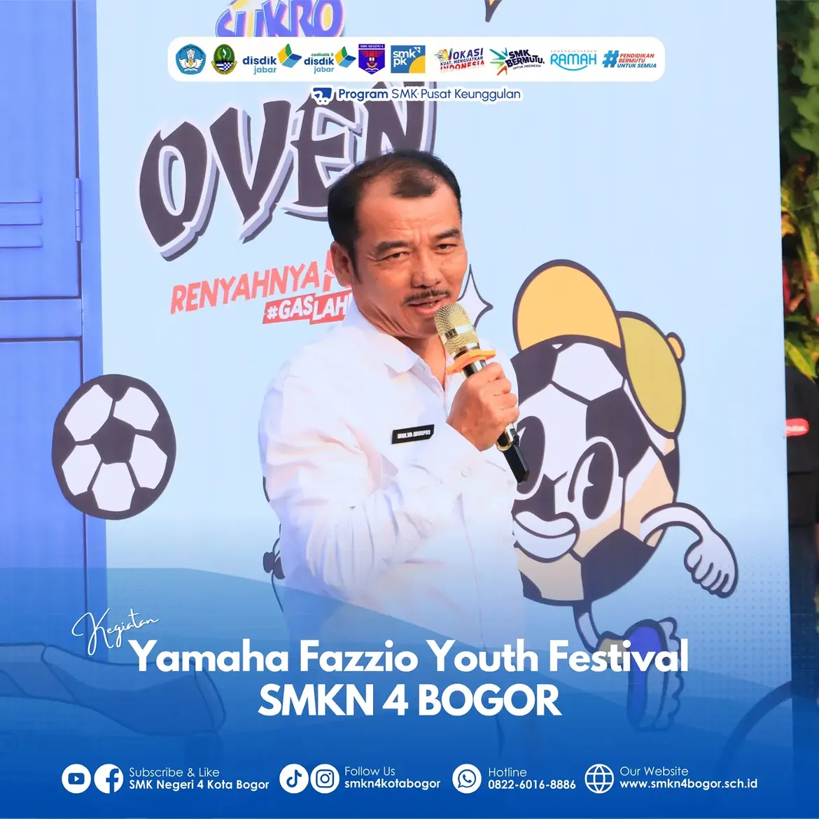 Kegiatan Yamaha Fazzio Youth Festival SMKN 4 Bogor